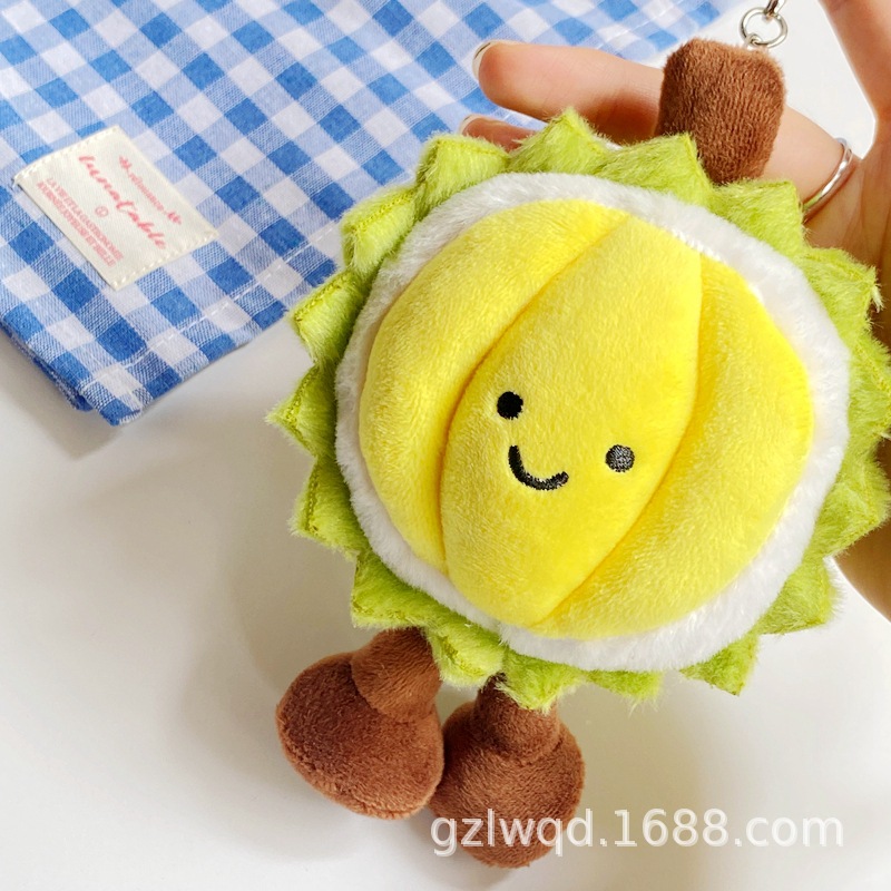 Authentic Cat Mountain King plush toy bag pendant, durian fruit cultural and creative pendant, claw doll, wedding doll
