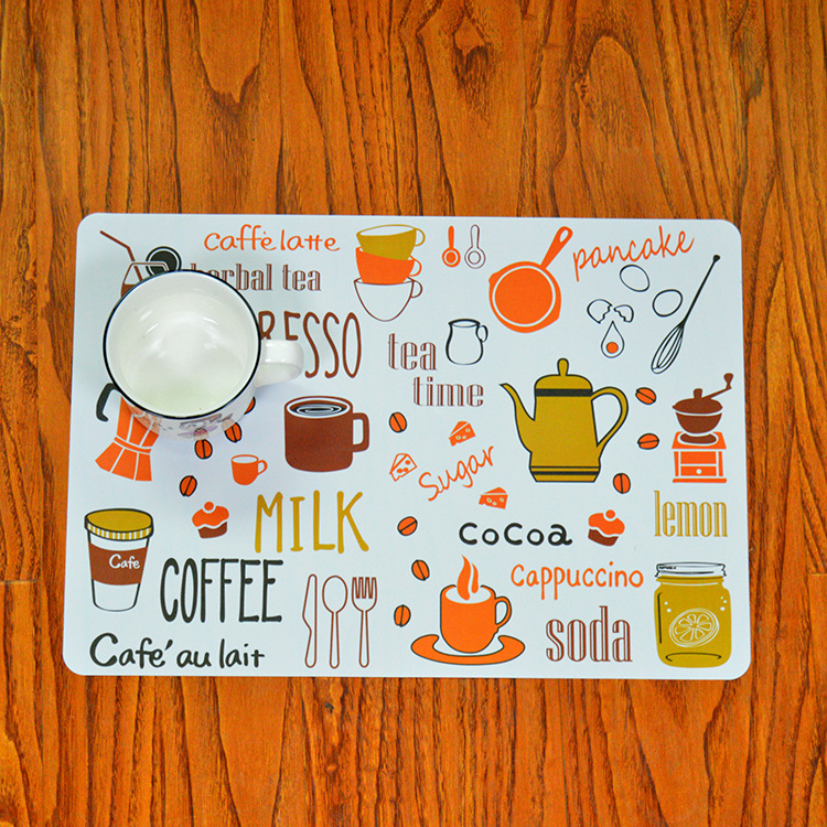 欧式田园简单花式餐垫 塑料PP餐垫桌垫杯垫热销餐垫