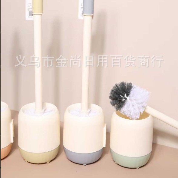 Light luxury bathroom, Japanese-style multi-functional toilet brush, no blind spots in the toilet, household long-handled brush, elbow cleaning brush, wall-mounted Application Scenario