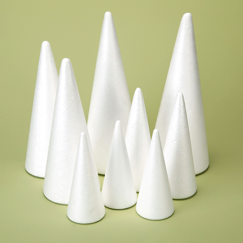 New DIY conical foam ball light clay accessories Christmas tree decoration material macaron tower model