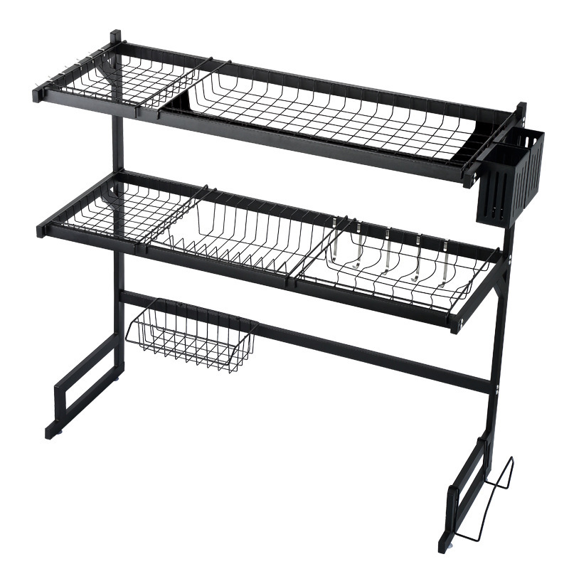 Kitchen sink, storage rack, dish draining rack, dishwashing sink, vegetable washing basin, sink, multi-functional storage rack for dishes and bowls, countertop Item Picture