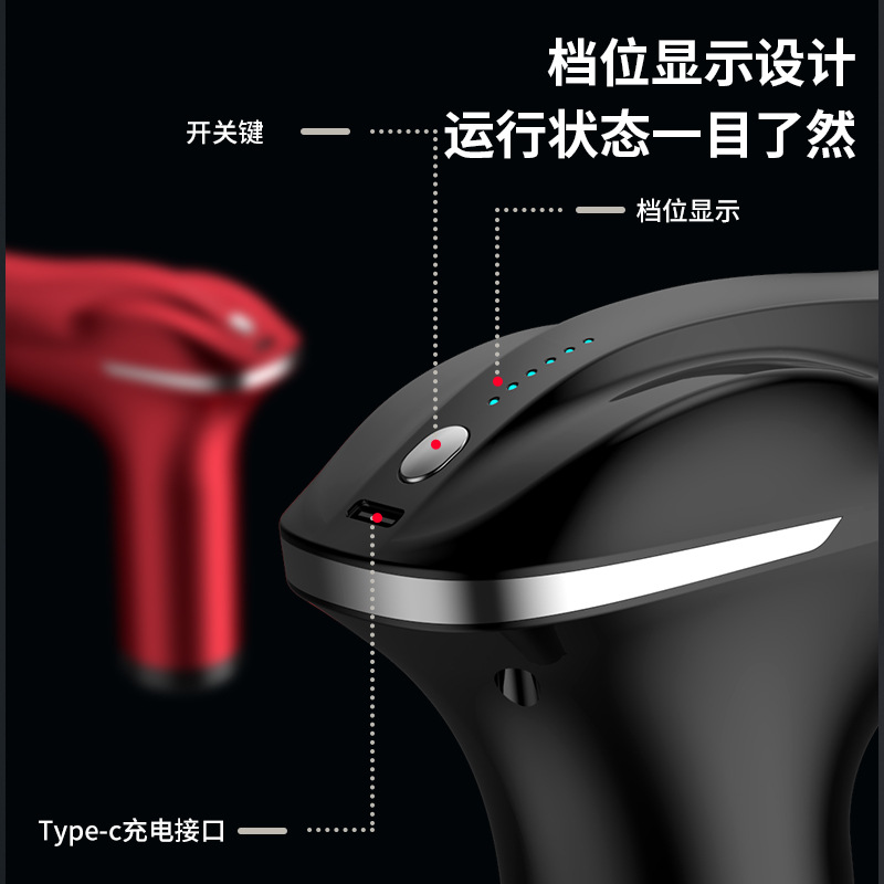Double-headed mini fascia gun, muscle relaxation and fitness massager, direct supply from the manufacturer. Cross-border home massage gun fascia snatching Application Scenario
