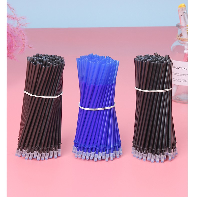 Factory direct sales: Hot erasable pen reflexes, erasable gel reflexes, easy erasable pens, crystal blue and black full needle tubes, 0.5mm Application Scenario