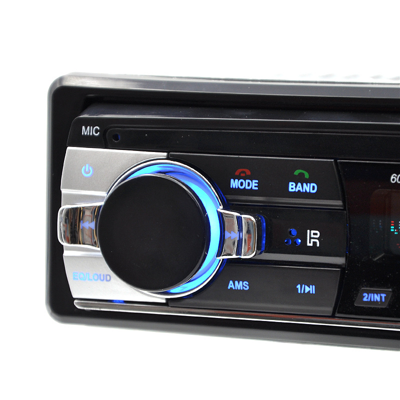 Pewo's new color lighting car Bluetooth player, MP3 card insert, USB flash drive, TF card AUX12V high-power card player Specification image