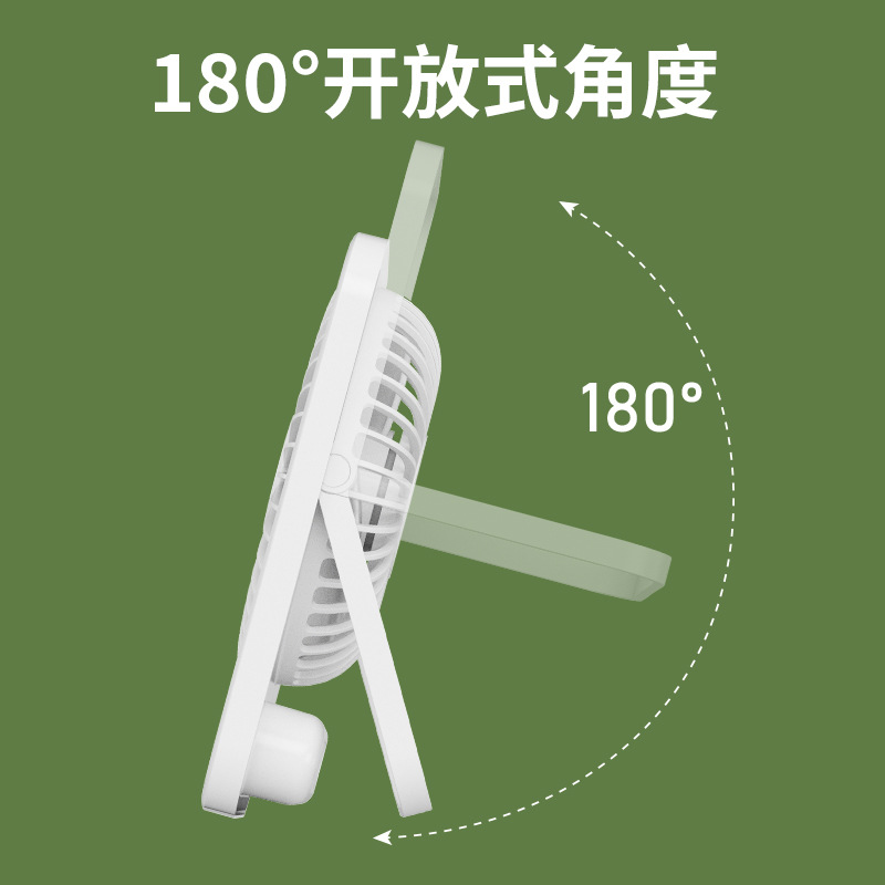 New desktop fans for home and office use, usb charging, silent portable mini fans, gift wholesale Specification image