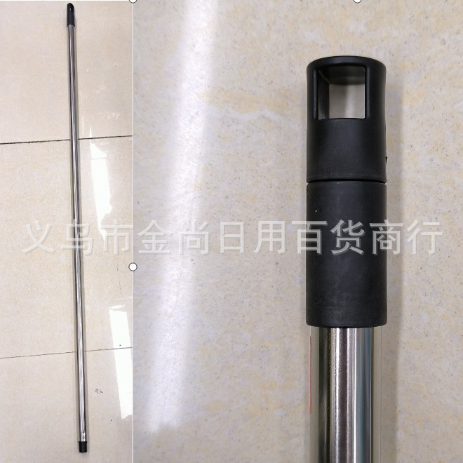 The broom handle can rotate or not. The stainless steel straight rod with Italian spiral pattern is 1.2 meters or 1.3 meters Application Scenario