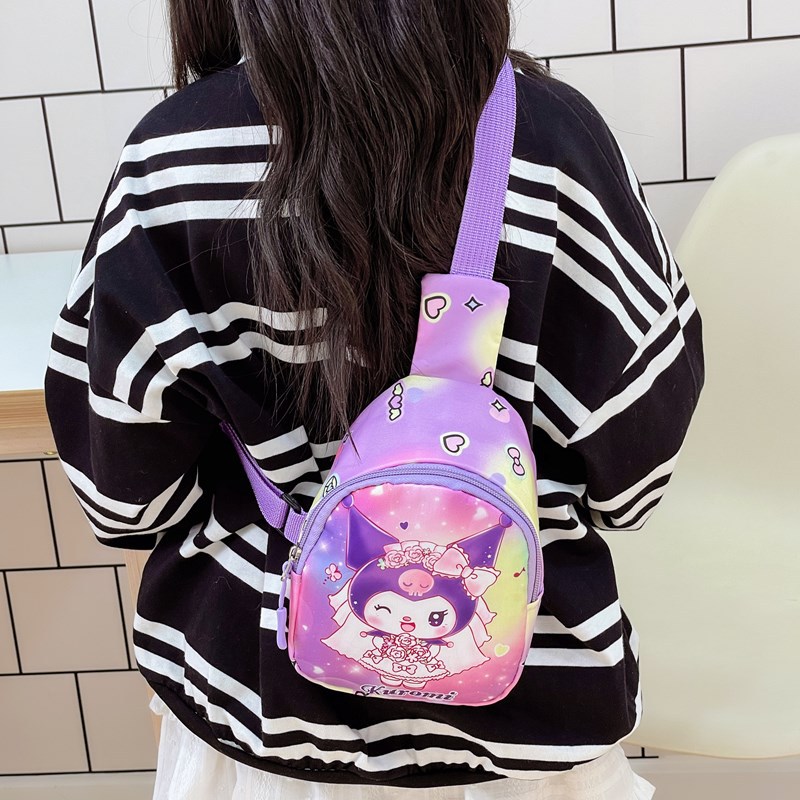2025 New children's bag ins Korean version spring and summer cartoon boys' and girls' light and fashionable crossbody bag for going out details Picture