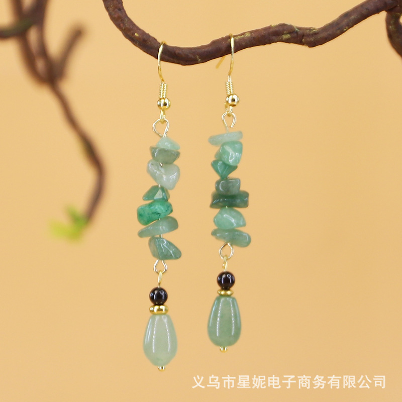 Fashionable zircon earrings, earrings and accessories wholesale, simple earrings, versatile earrings and accessories for women's charm, trendy styles Specification image