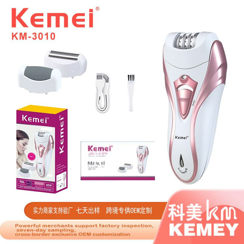 Kemei kemei cross border extractor para mujeres KM-3010 lady shaver depilador shaver para mujeres