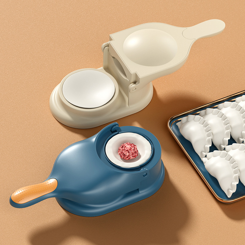 New type of dumpling wrapper mold for home use, two-in-one steamed bun wrapper, kitchen lazy person's wrapper press, magic tool for pressing dough OC details Picture