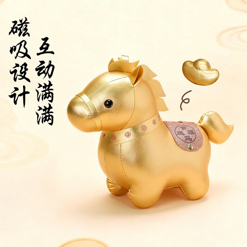 The Golden Horse Awards are coming soon. Golden Horse brings good fortune figurines, pendants, zodiac horse annual meeting mascots, plush toys, and gold details Picture