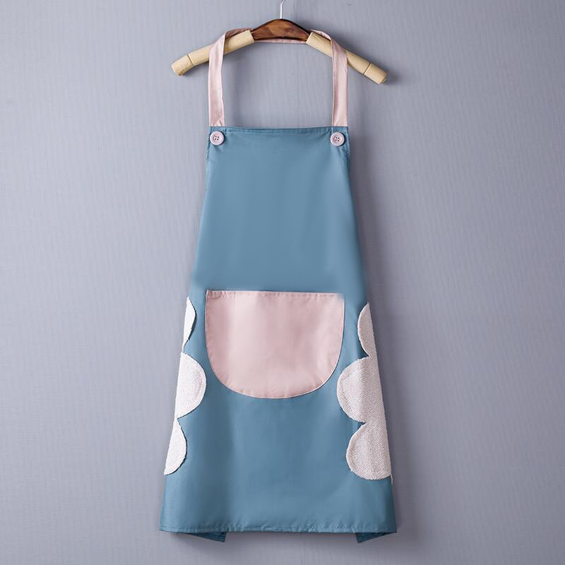 Waterproof and oil-proof adult apron, kitchen and household, hand-drying new fashionable apron, promotional, LOGO printable apron Application Scenario