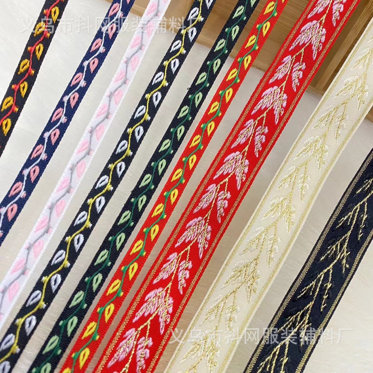 1.0-2.1 cm ethnic lace jacquard embroidery webbing, hair accessories, headwear, shoes, hats, bag borders, embroidery style