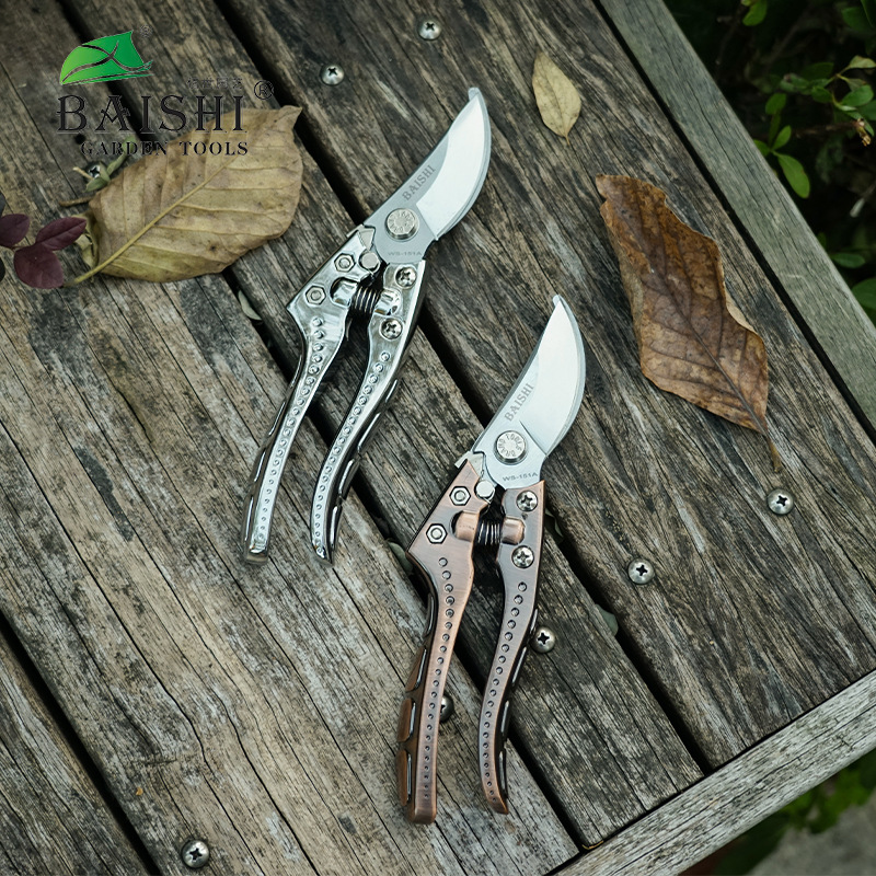 佰世园艺修枝剪 果树剪花枝剪刀 家用园林工具 省力SK-5 钢修枝剪