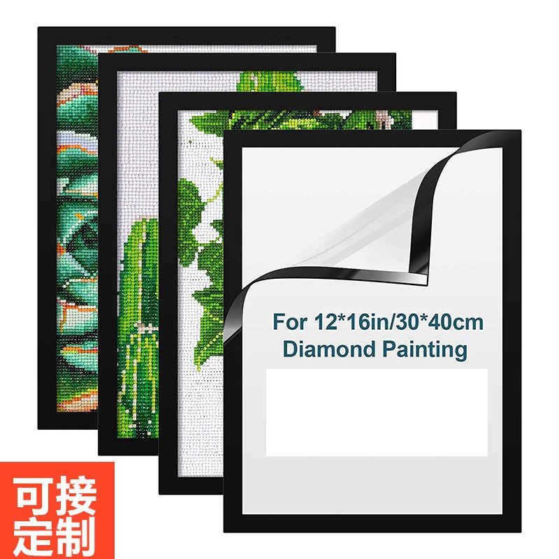 Cross-border free labeling hot-selling photo frame, magnetic art frame, PVC wall sticker display frame details Picture