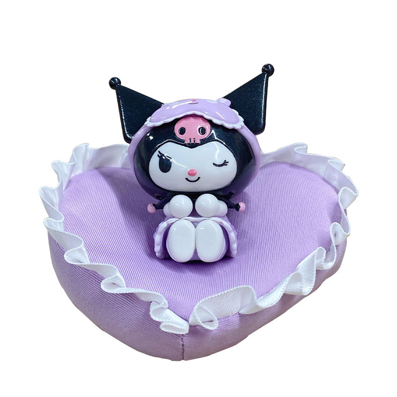 Genuine Sanrio soft sofa figurine, Kuromi Melody Cinnamon Dog desktop figurine, car ornament Item Picture