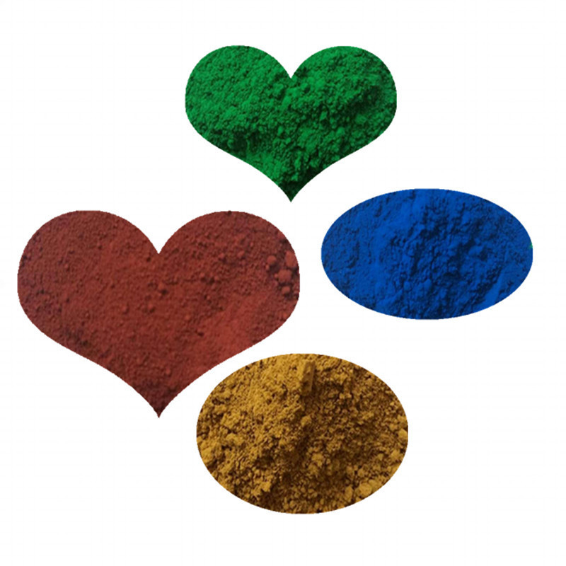 We offer discounts for large quantities of iron oxide red concrete colored brick coloring pigments, paints, building materials coatings and color mixing powders Item Picture