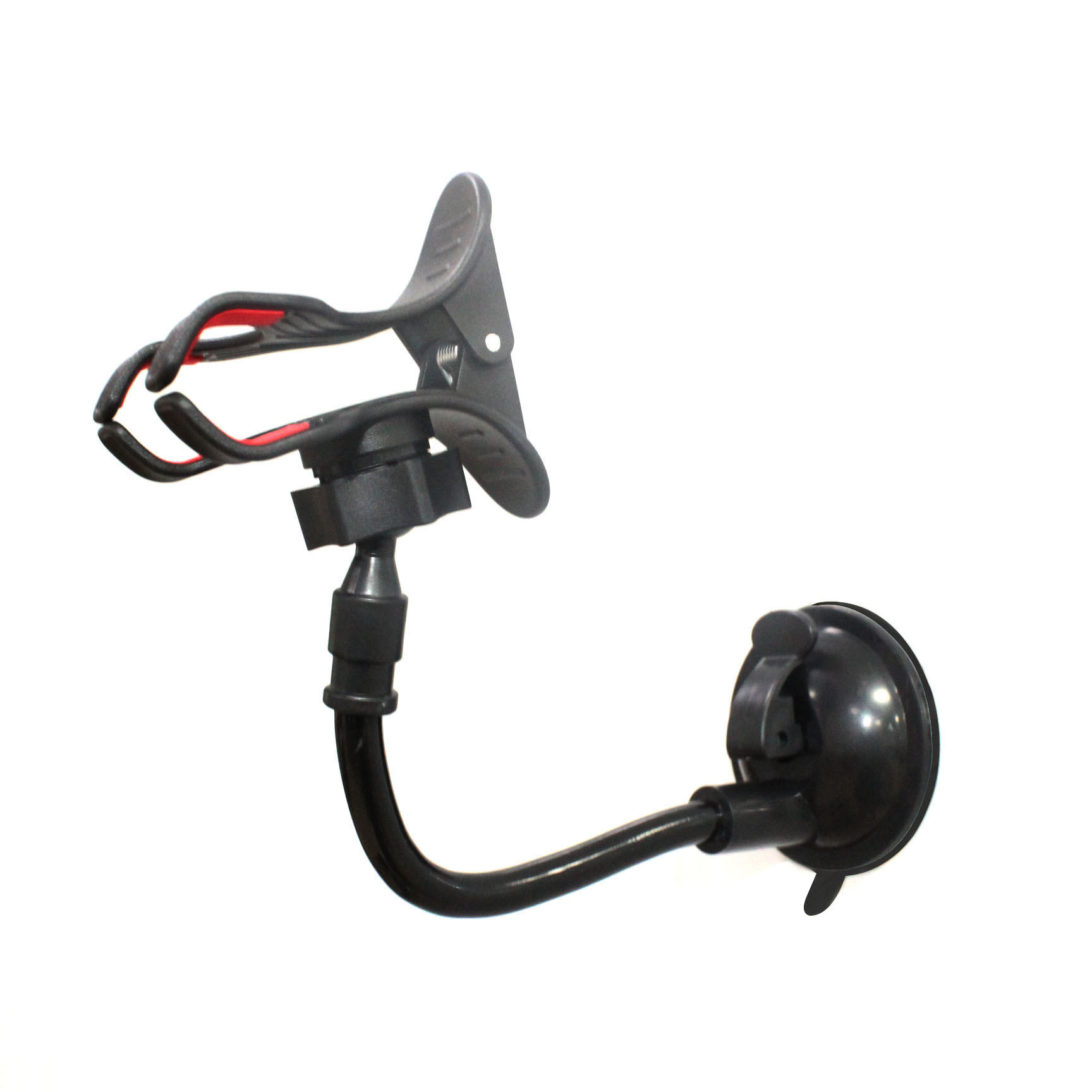 Car phone stand 360-degree rotating dual-clip lazy person stand, car GPS navigation stand Item Picture