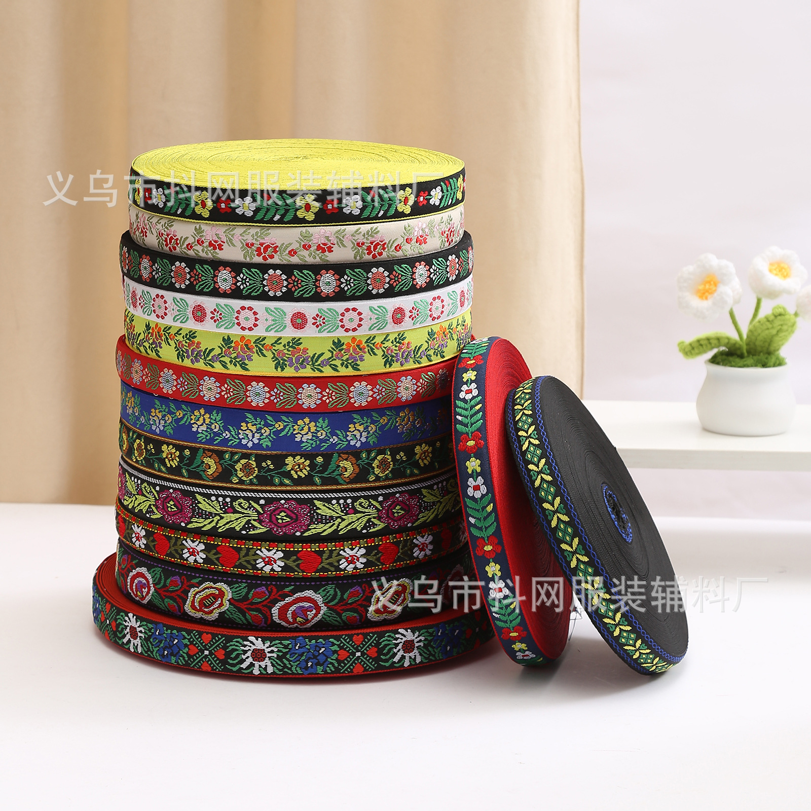 2.0 CM -3.0 CM مع أزياء وطنية مزخرفة بأغلفة لوازم الملابس