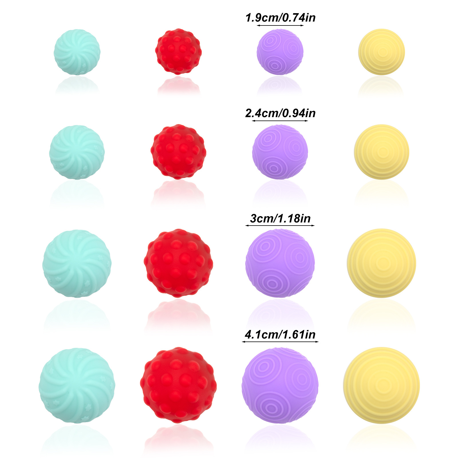 Cross-border bestseller Sensory Intelligence magnetic attraction ball, Silicone magnetic ball, silicone magnetic ball, decompression Fidget toy details Picture