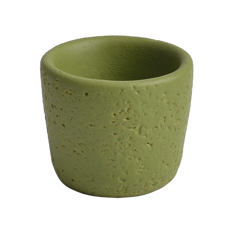 北欧简约水泥大号香薰蜡烛杯水泥容器可DIY香薰蜡烛空杯烛台摆件白底实物图