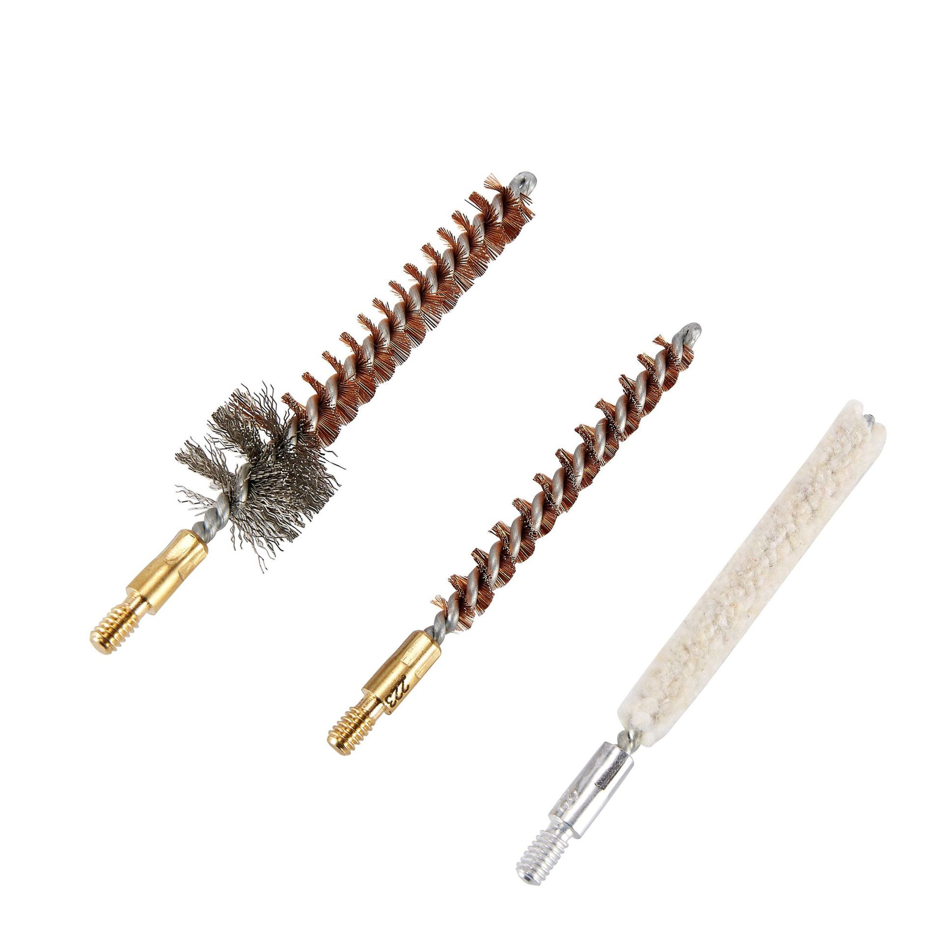Jujian's best-selling new I-shaped rotating double-head handle rope brush inner barrel brush set, 5.56mm caliber barrel brush set Item Picture