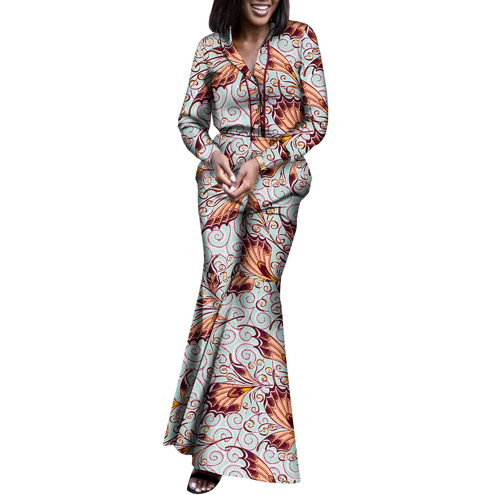 女性模特长袖印花连衣裙吊带裙性感修身时尚裙子面料质感