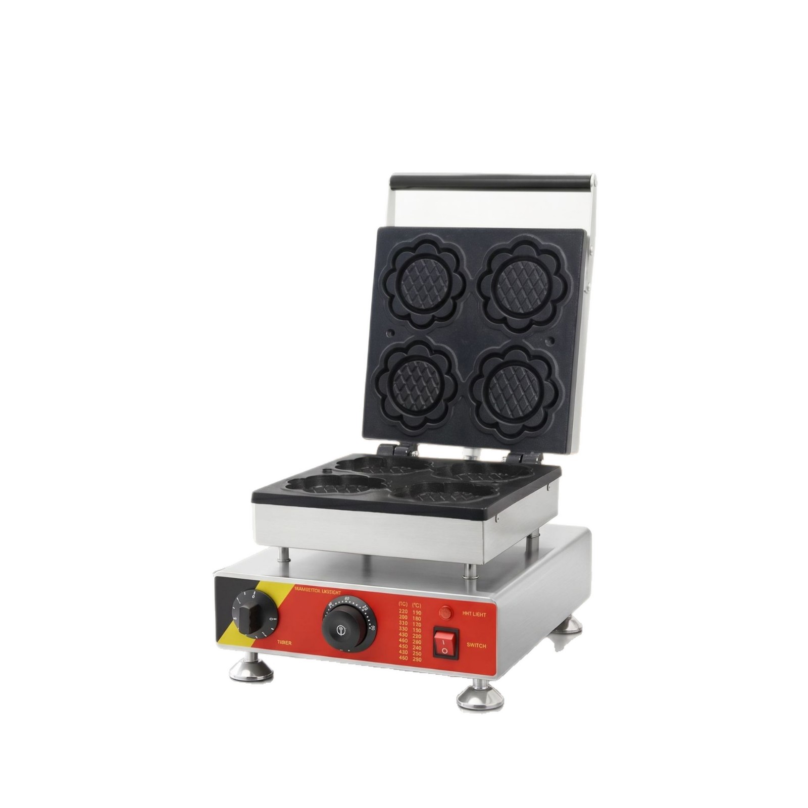Sunflower-shaped waffle machine, egg pancake machine, doughnut mold, Indian flying pancake machine, egg roll machine Item Picture