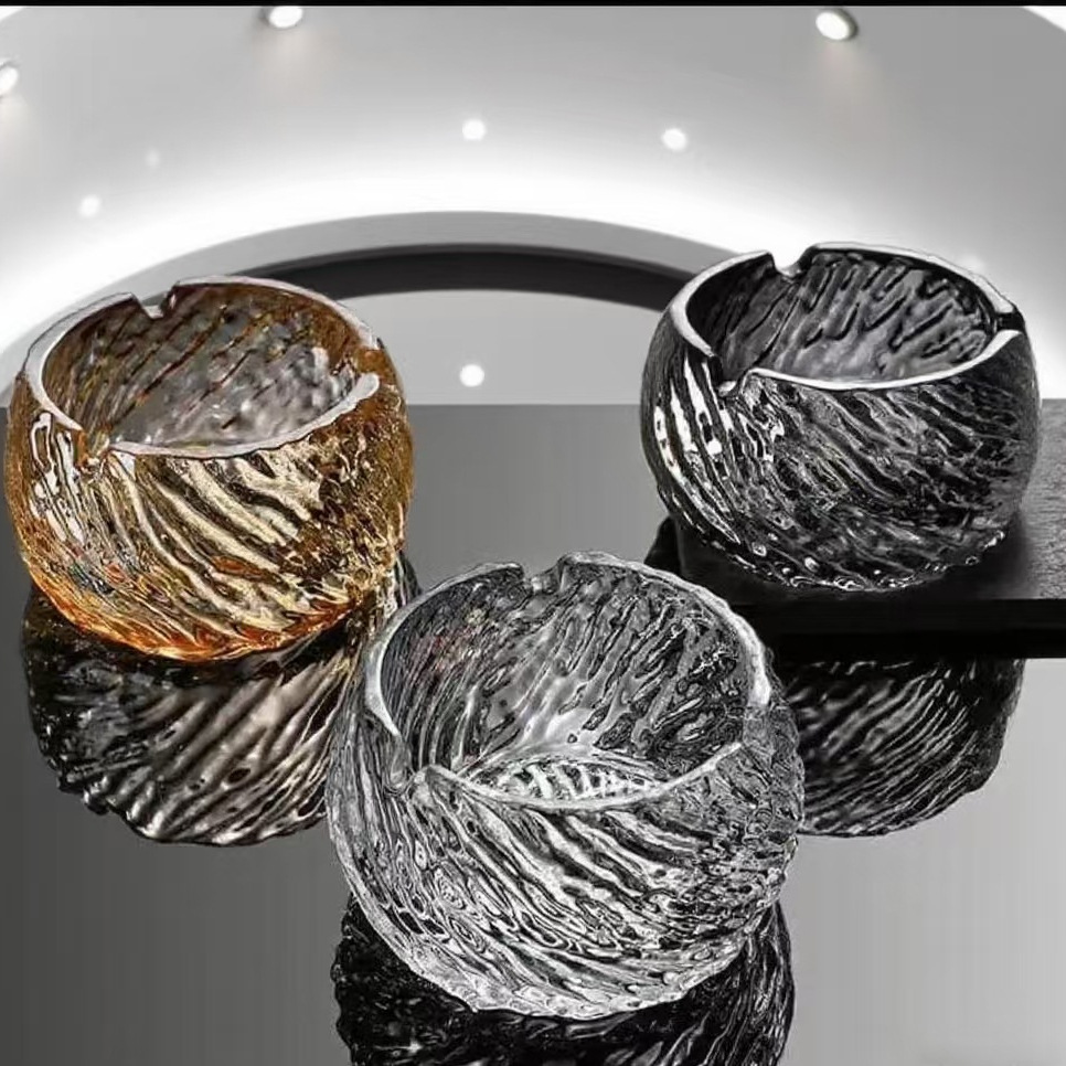Cenicero de cristal serie canghai casa sala de estar swing INS wind vortex anti-humo rosca