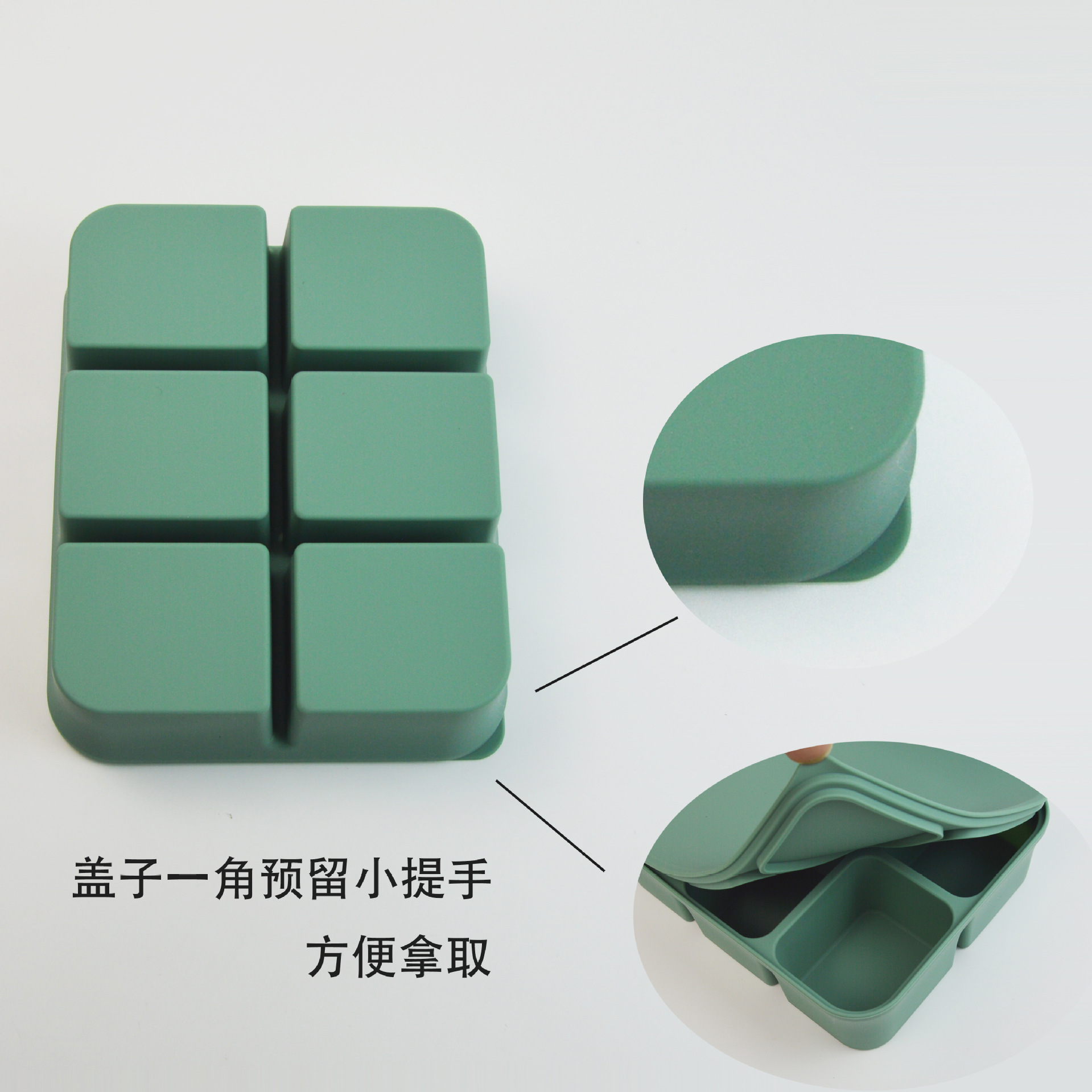 一次性餐盒实物图