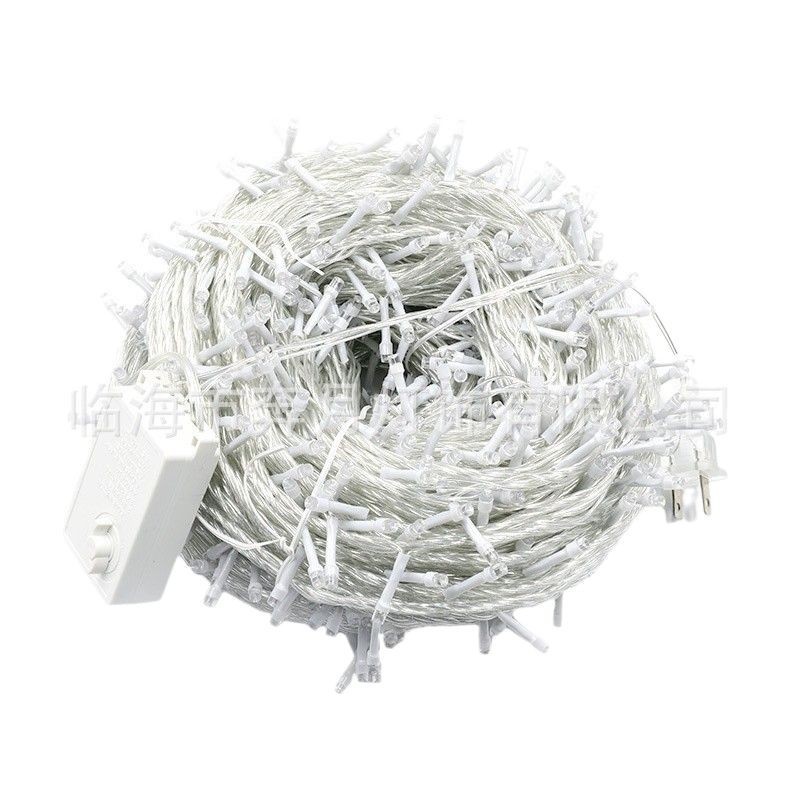 led灯串户外满天星彩灯圣诞婚庆串灯节日装饰灯闪灯户外亮化工程白底实物图