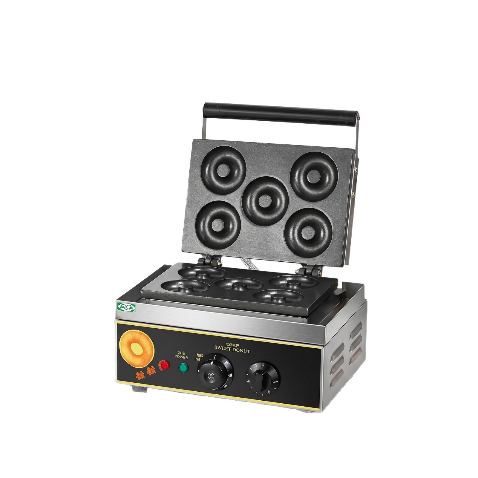 ماكنة الدونات ذات الفتحة الخماسية الخالية من اللصق على الوجهين Item Picture