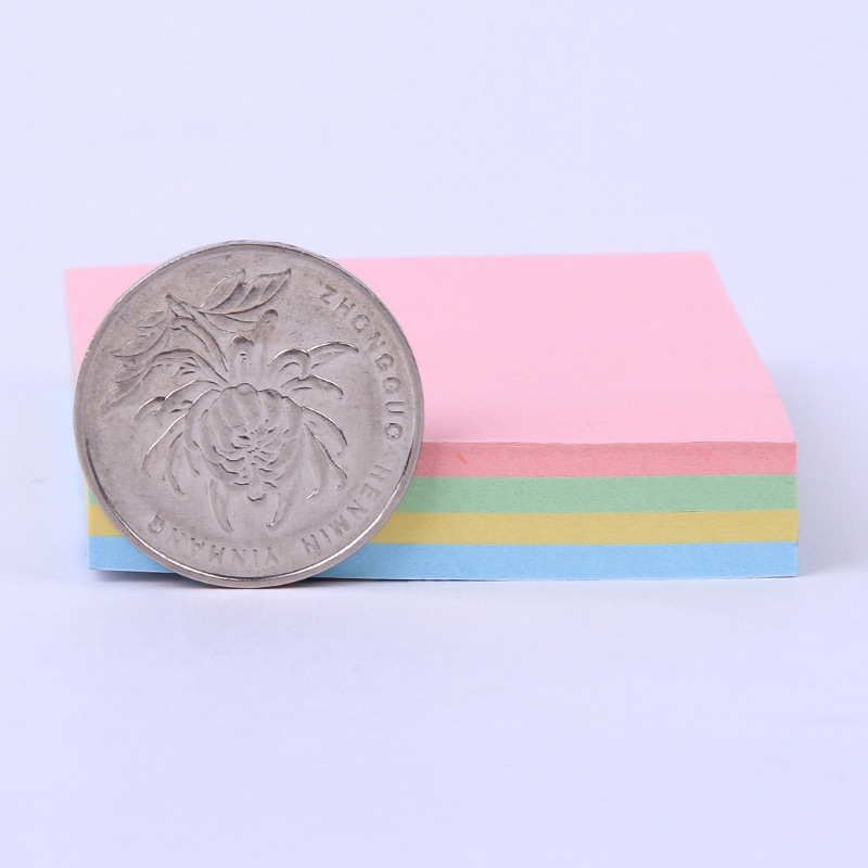 Jiuxing Stationery customizes sized color pastel paper notice stickers, square N-times stickers, cute student sticky notes and messages Specification image