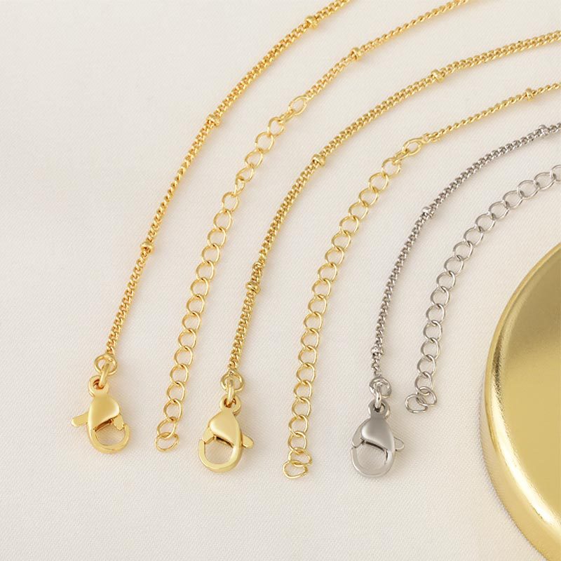 Honglu's new best-selling, light luxury, simple and versatile, high-end side beaded adjustable necklace is available for wholesale from the manufacturer details Picture