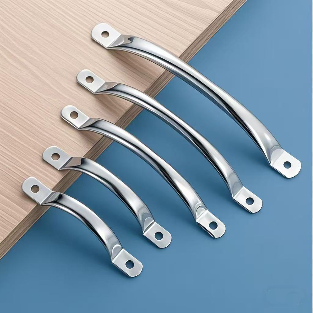 Round tube handle, stainless steel cutting board, arc-shaped handle, handle, drawer, cabinet, wooden door and window handle Specification image