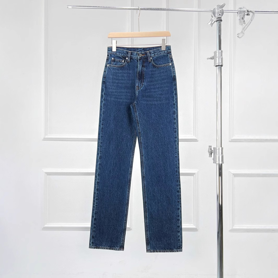 TOT北欧风经典版型可休息可正式通勤中高腰直筒易搭配直筒牛仔裤