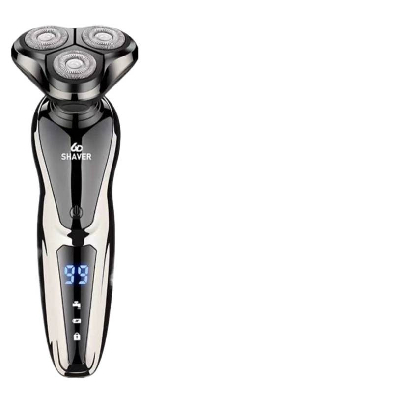 液晶屏幕剃须刀电动男士刮胡刀新款多功能三合一胡须刀