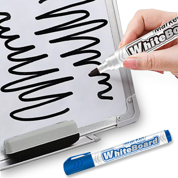 Yalong Cross-border Student Wholesale large-capacity marker pens, school office supplies, 4-color whiteboard pens Application Scenario