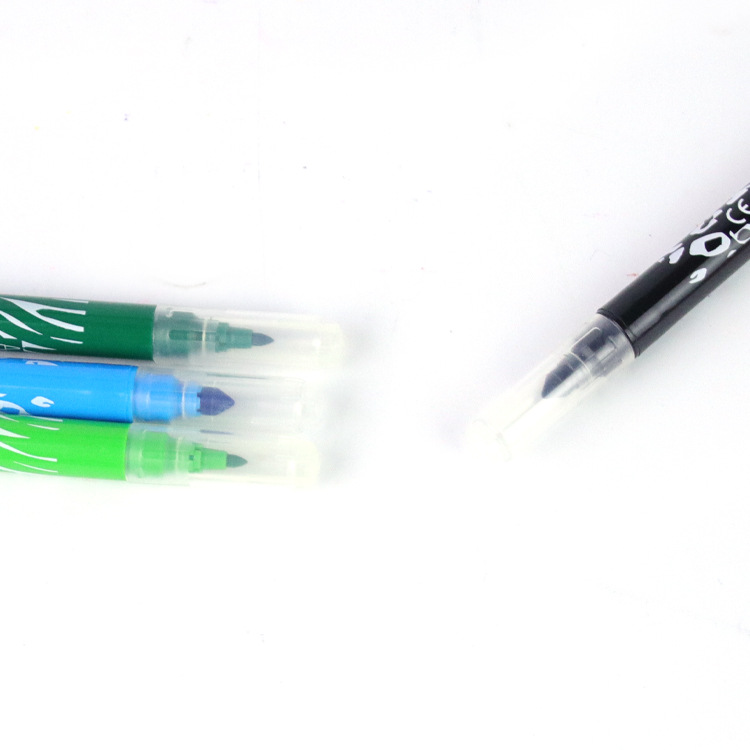 Yalong Cross-border Double-pointed Watercolor Pen 12-color Round Rod Children's Painting Pen Art Set Application Scenario