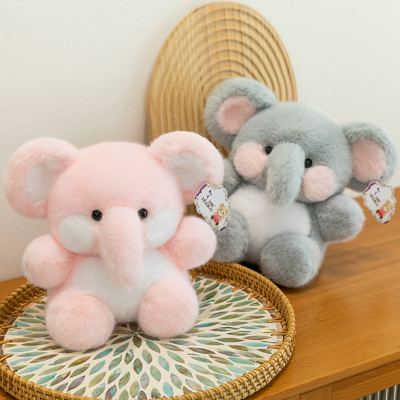 Authentic cute little Elephant plush toy, cute little elephant doll, soothing doll, a gift for girls and children Specification image