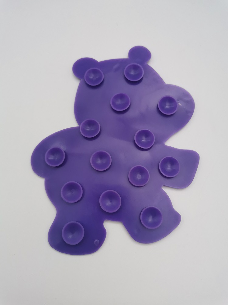 迷你河马PVC卡通儿童宝宝玩具浴缸游泳洗澡淋浴浴室垫防滑地垫细节图