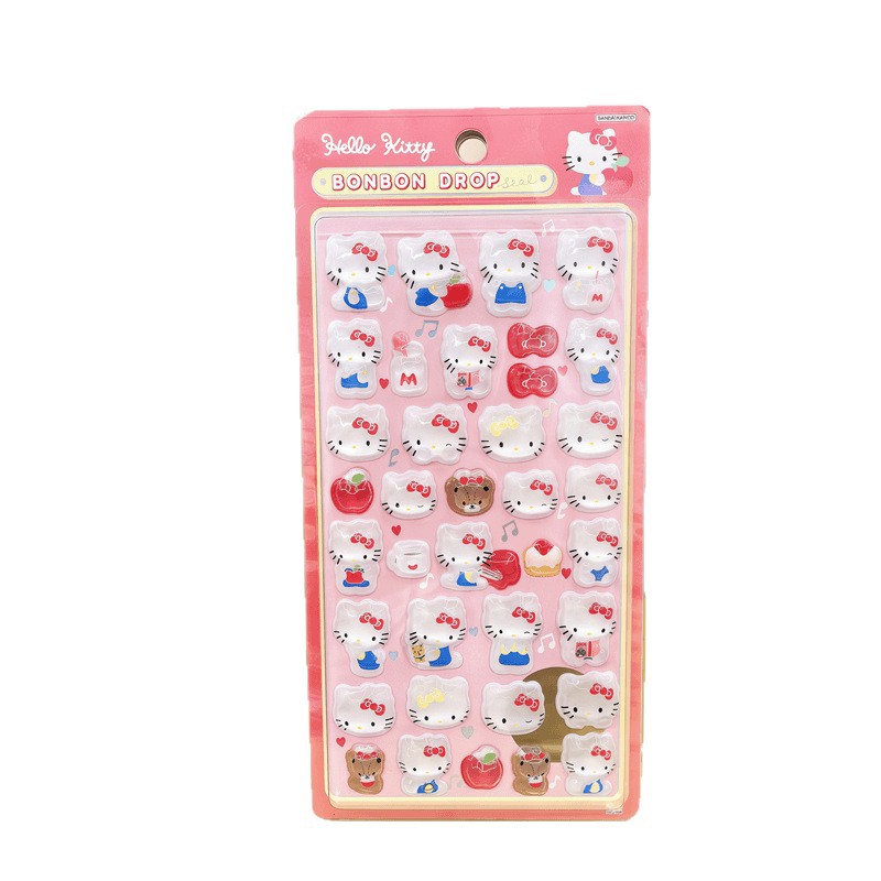 Japanese-style crystal Sanrio, cinnamon dog, Melody fun stickers, cartoon mobile phone, 3d relief decoration, three-dimensional Item Picture