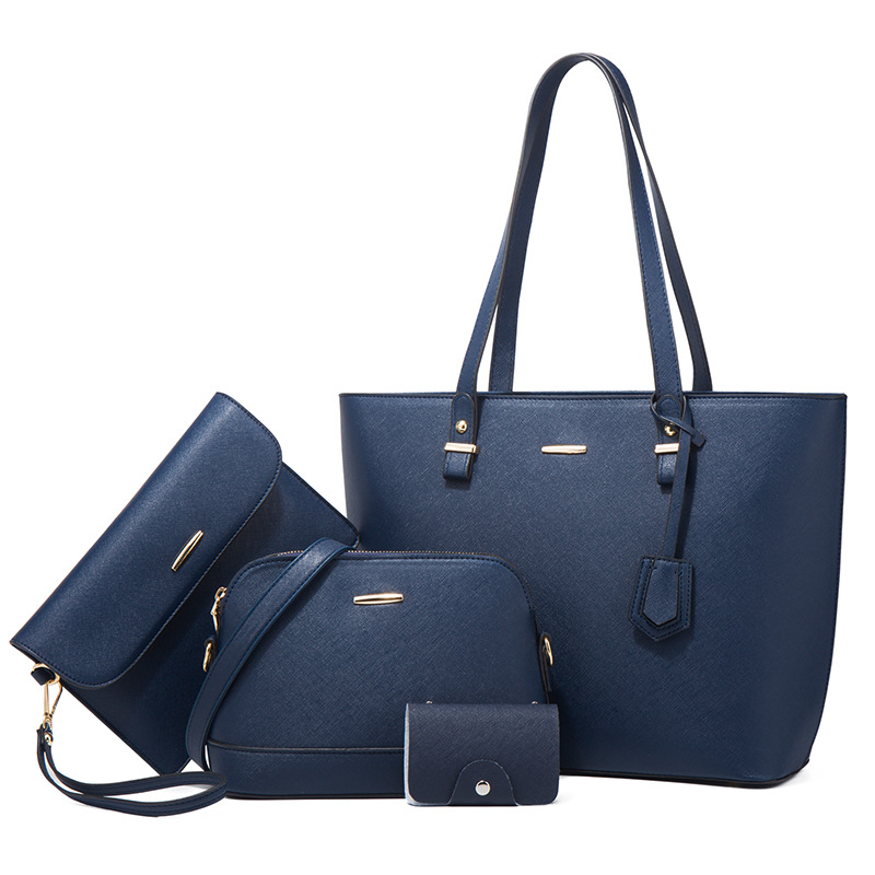 Tendencia bolsos de mujer retro bolso de un hombro 2026 nuevo estilo de gran capacidad moda diagonal span conjunto de cuatro piezas bolsa madre niño Specification image