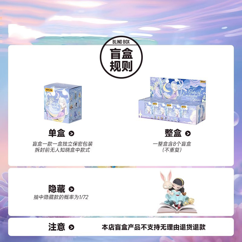 Official new Sleep Fantasy Series: Dreamy Story Blind Box figurines, trendy toys, decorative items, wholesale gifts Application Scenario