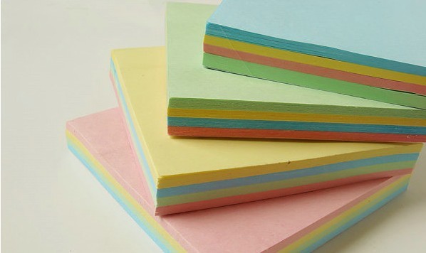 The manufacturer supplies wholesale of 3* 2-inch colored paper notice stickers, cute square sticky notes and post-it notes Specification image