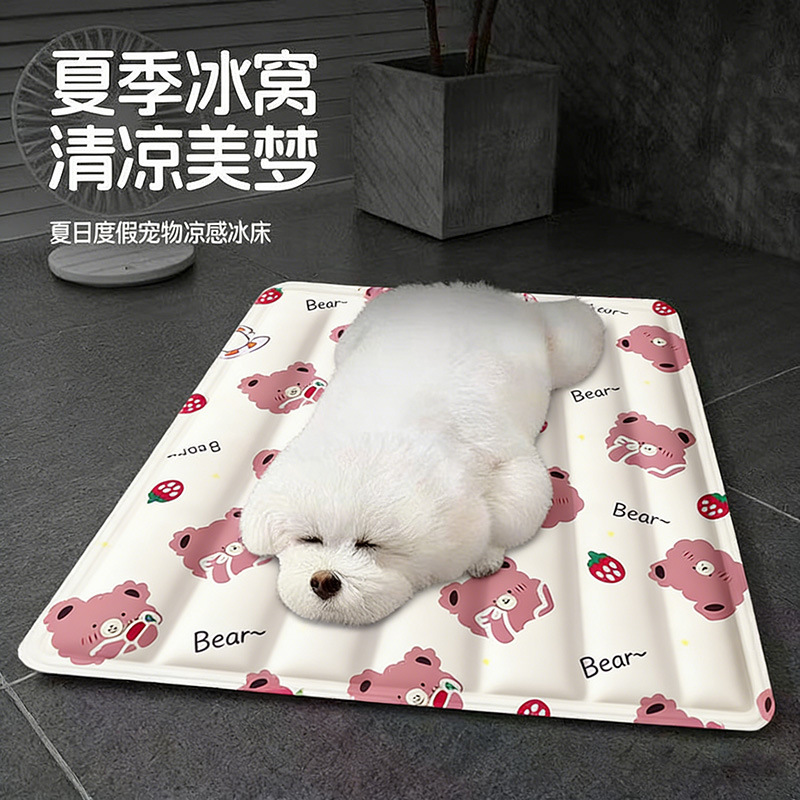 Cross-border summer cartoon pet hielo mat cooling mat cojín de gel venta al por mayor Application Scenario