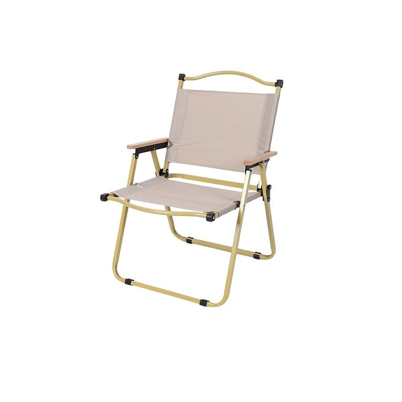 源头厂家批发户外休闲久坐舒适靠背便携式超轻露营钓鱼沙滩折叠椅白底实物图