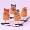 Capibara toys, creative simulation of Capibara dolls, hairpins, children's decorations, hats with eyes, cartoon cuteness and fun details Picture