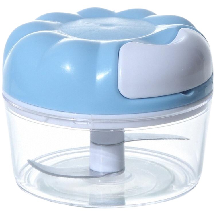 手动拉蒜泥打蒜器搅蒜器厨房工具蒜蓉搅碎机捣蒜器压蒜器其他白底实物图