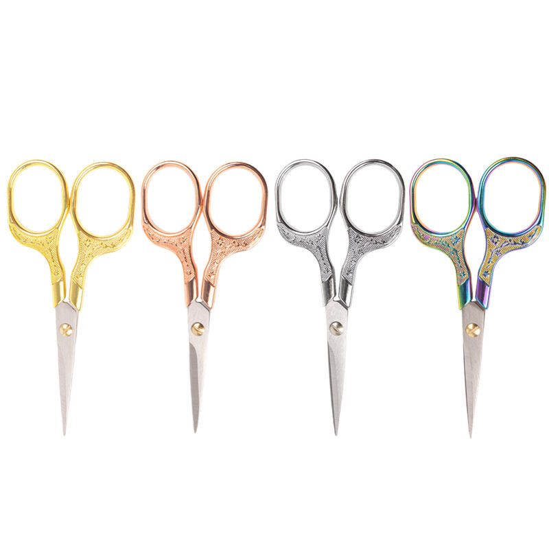 古风复古精致梅花剪手工中国风古典不锈钢茶艺剪学生家用小剪刀